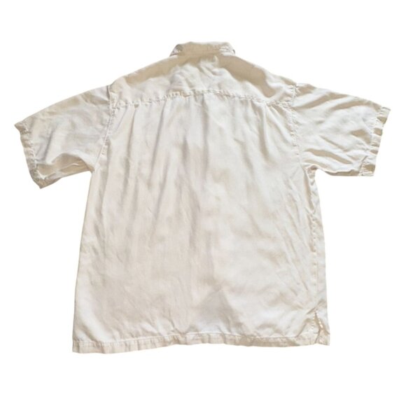 Tommy Bahama Mens Silk Button Front Short Sleeve Shirt-XL-GUC - Picture 5 of 5